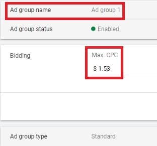 Setting keyword prices for ECPC on an ad group level instead of changing individually