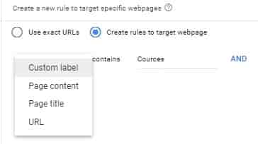 Rule-for-targeting-specific-pages-page-feed