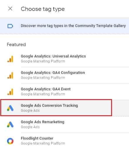choosing-Google-ads-Conversion-tracking-tag